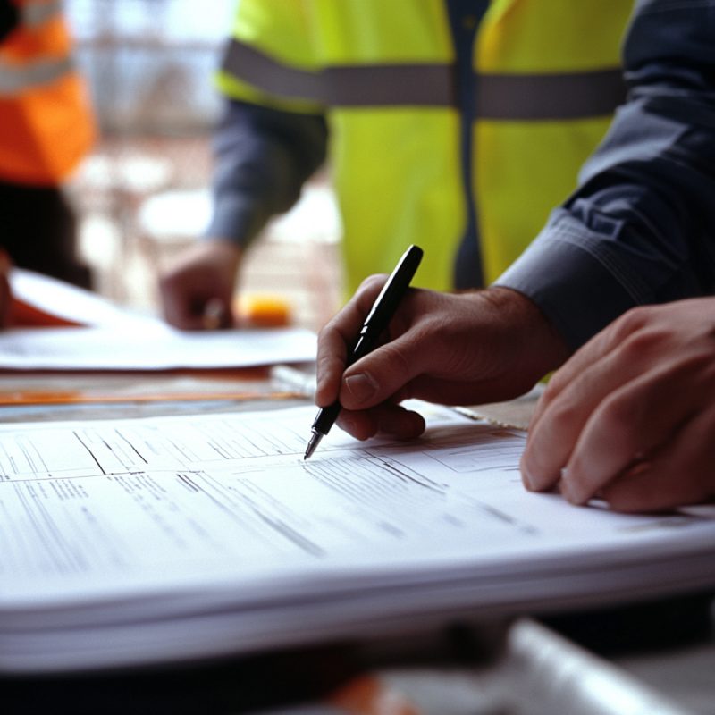 um-close-up-de-um-manual-de-seguranca-ou-de-diretrizes-serem-revistos-pelos-empregados